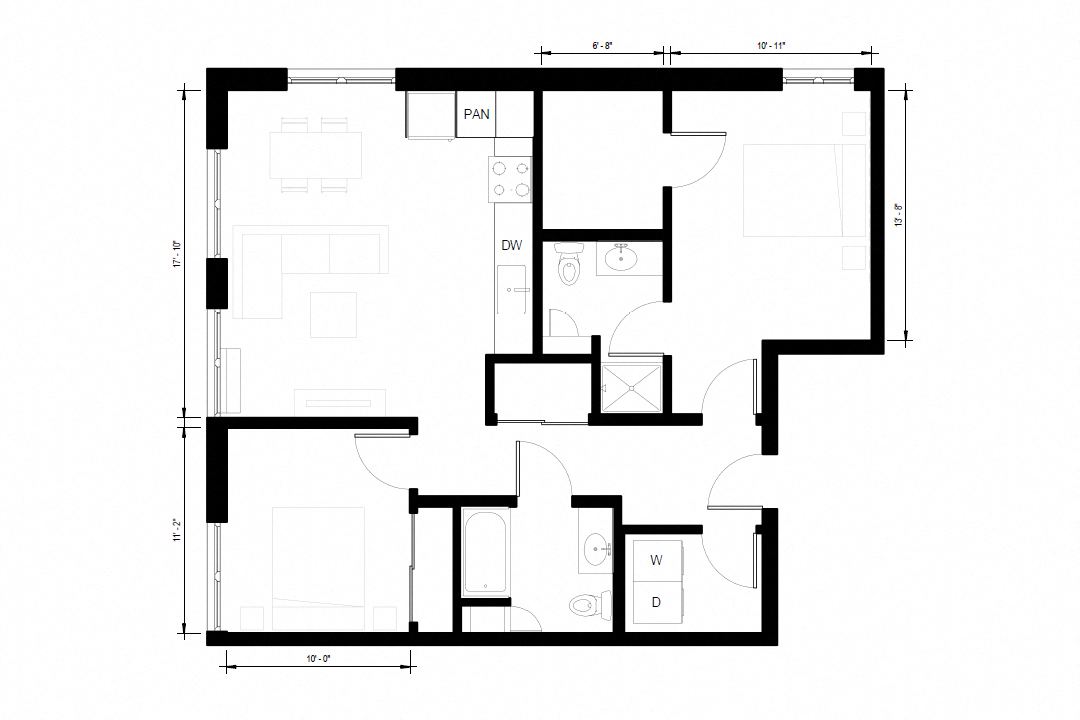 Two Bedroom C1a Income Restricted