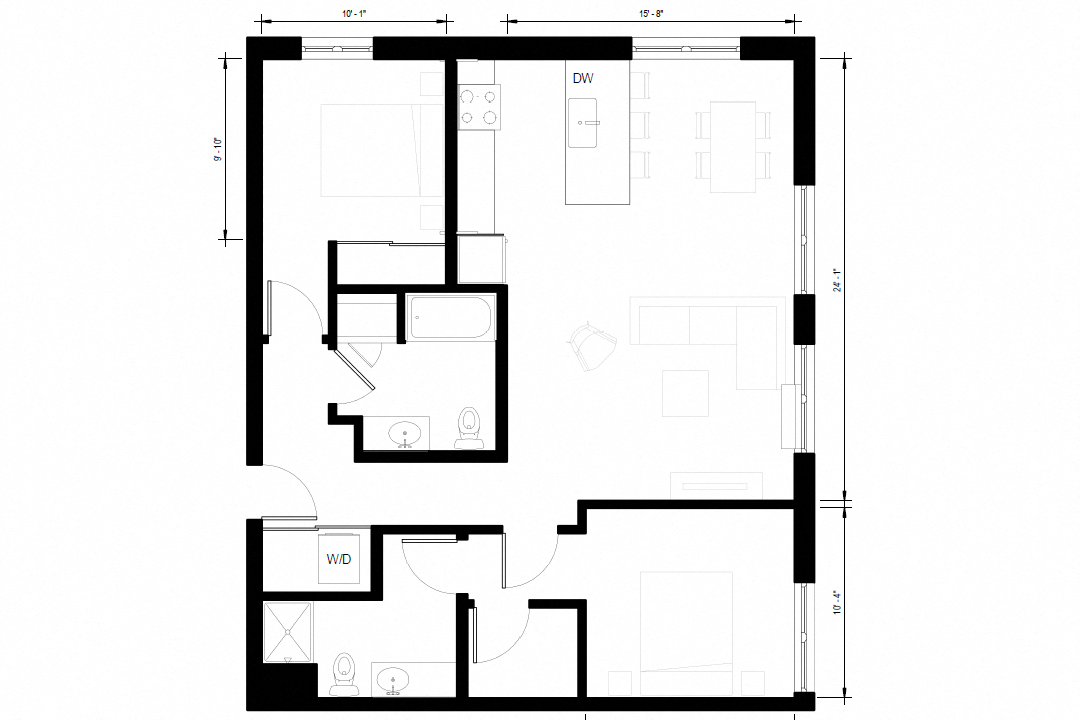 Two Bedroom C2a Income Restricted