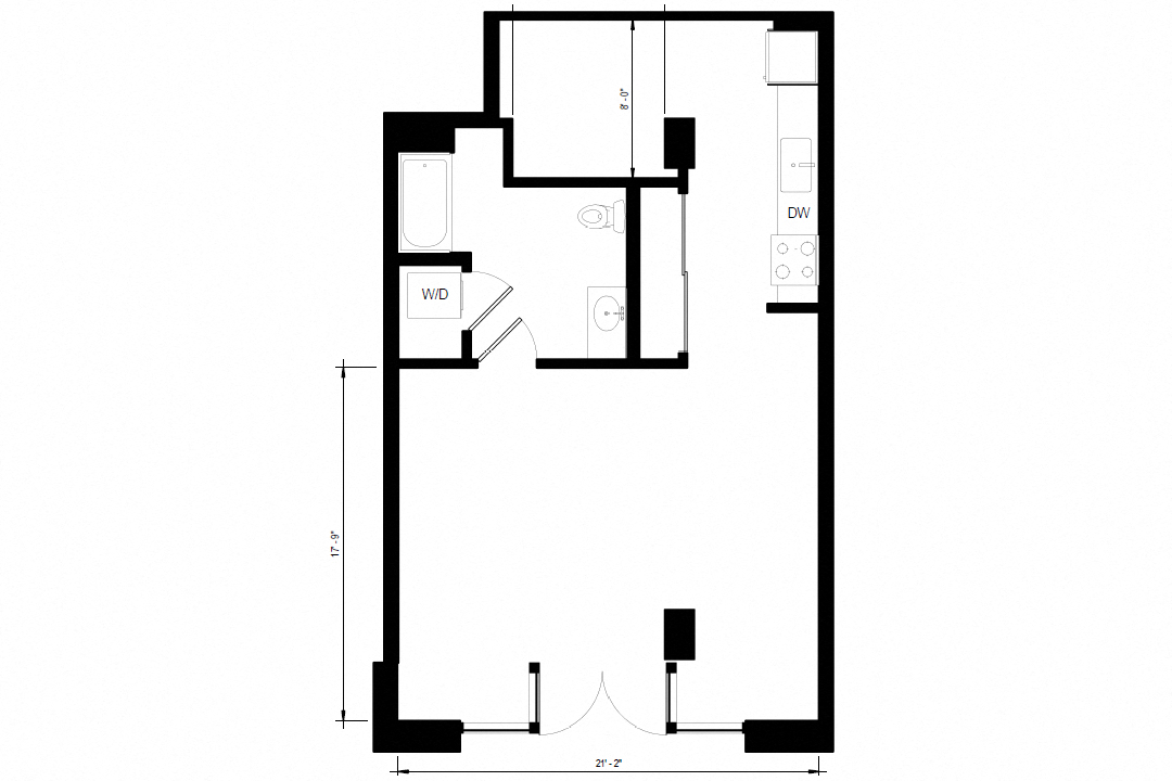 One Bedroom Live/Work LW1