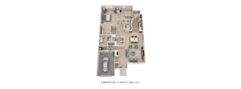 Two Bedroom 2 Bath (Villas of Victor)