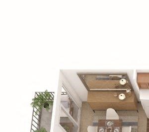 2 Bedroom, 2 Bath 1,022 sq. ft. (Phase Two)