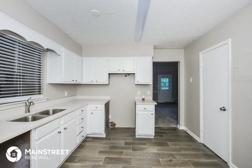 the kitchen is clean and ready for us to use