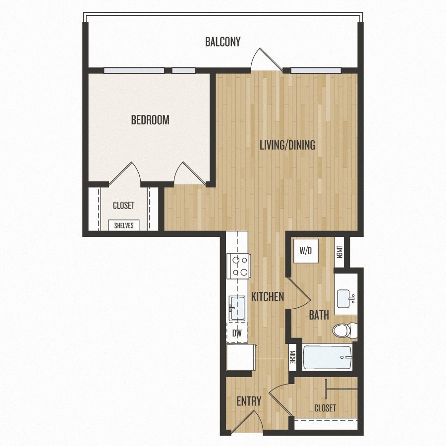 Aura Burnside Apartments C2 Floor Plan