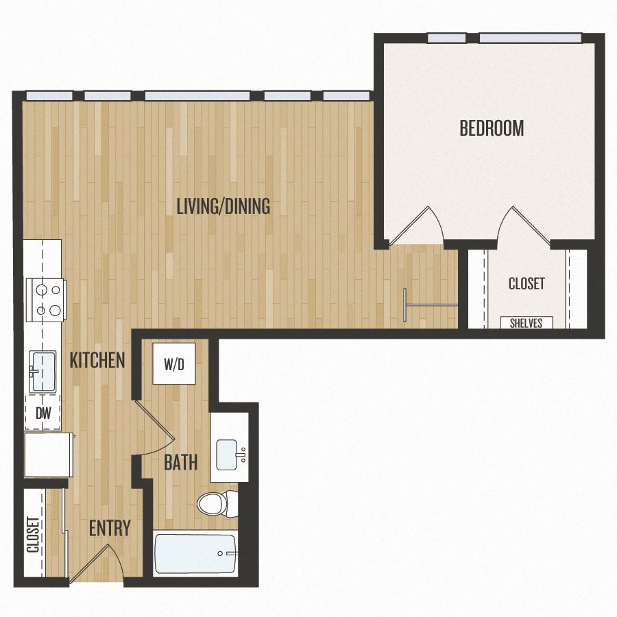 Aura Burnside Apartments C3 Floor Plan