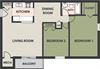 2-Bedroom, 1-Bath