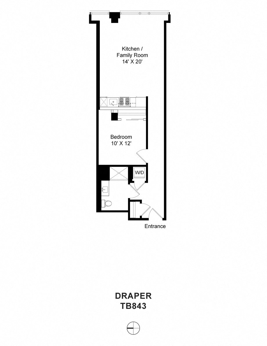 Floor Plans of The Draper in Chicago, IL