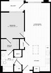 1 Bed 1 Bath A1F