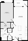 1 Bed 1 Bath A1K