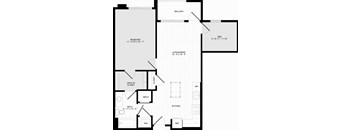 1 Bed 1 Bath Den B1C