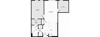 1 Bed 1 Bath Den B1D