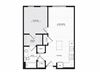 1 Bed 1 Bath A1D