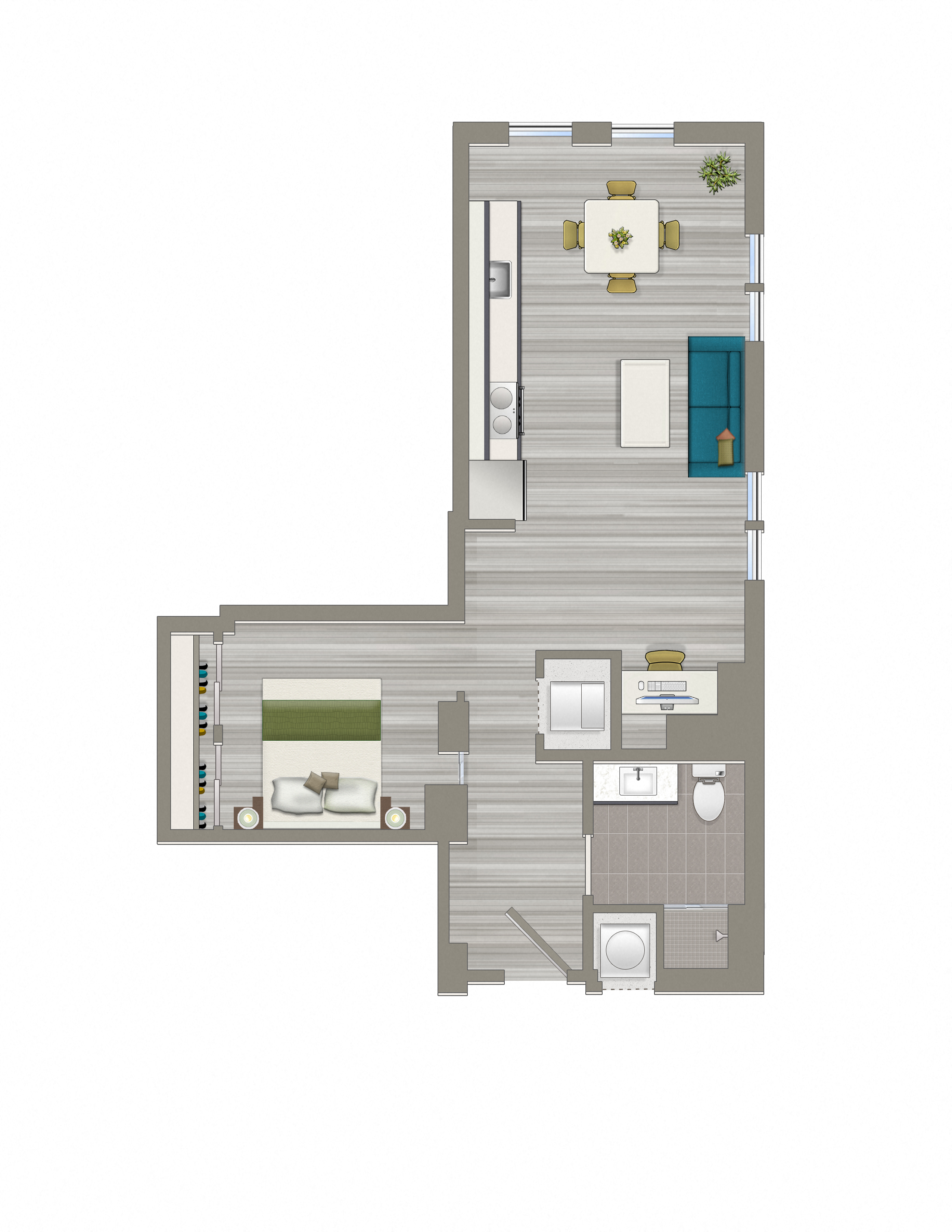 670-Square-Foot-Flat-Floorplan-Available-For-Rent-Avec-On-H-Street