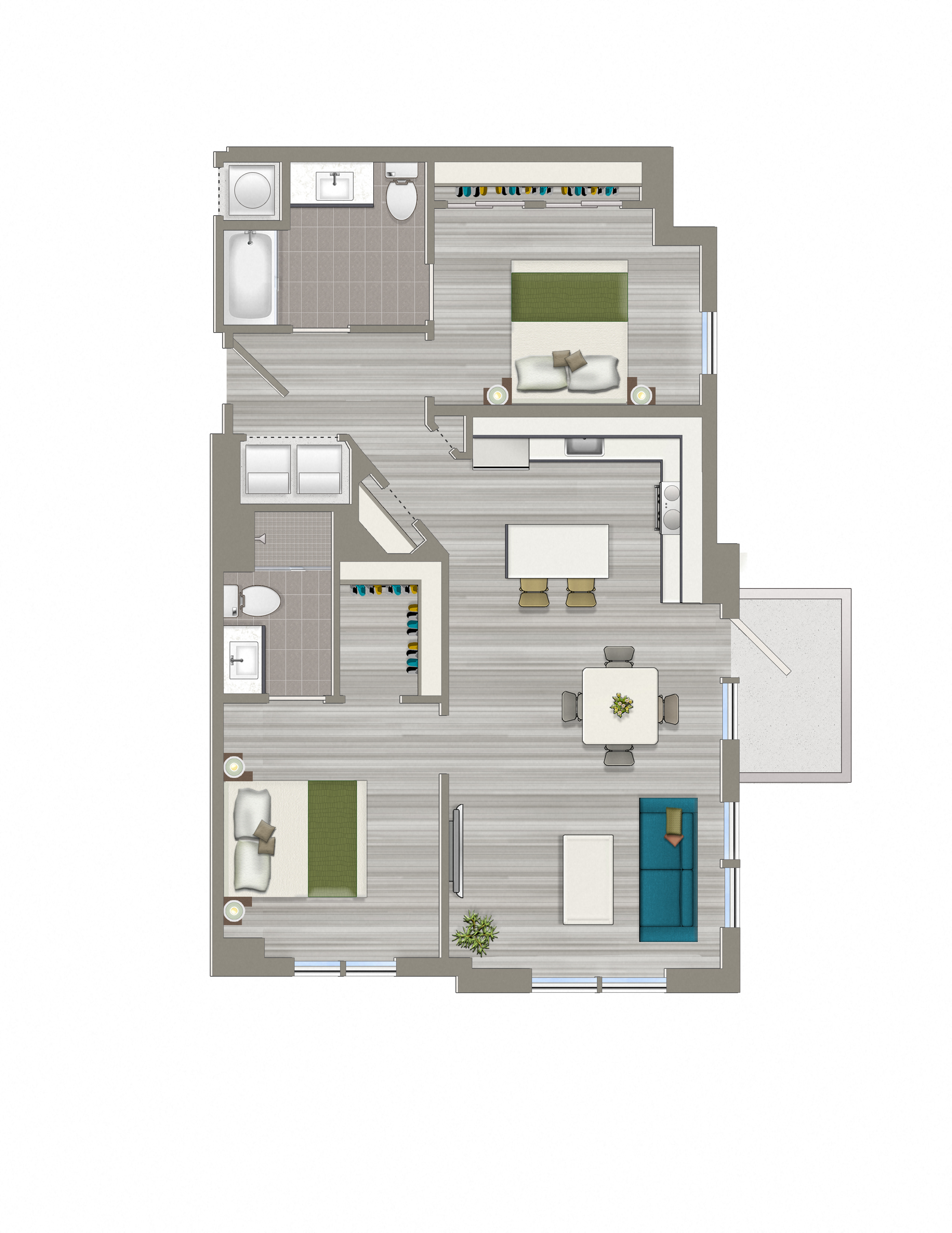 988-Square-Foot-Two-Bedroom-Two-Bathroom-Floorplan-Available-For-Rent-Avec-On-H-Street