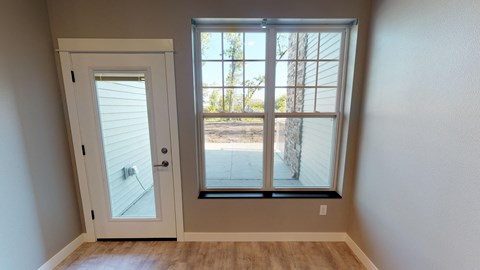 patio door and window