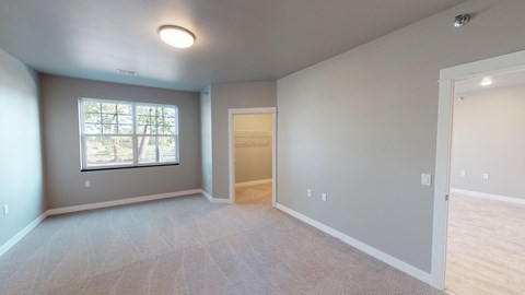 master bedroom, window, closet