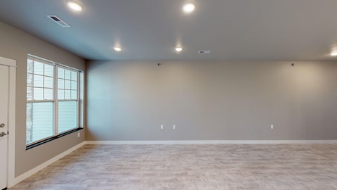 living room wall and window