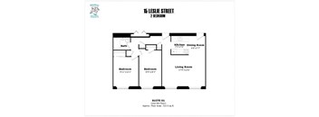 2 bedroom, 1 bathroom,West Side