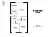 2 bedroom, 1 bathroom,South Side, end of the hallway