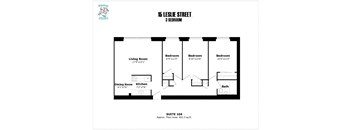 3 bedroom, 1 bathroom,East Side, beside stairs