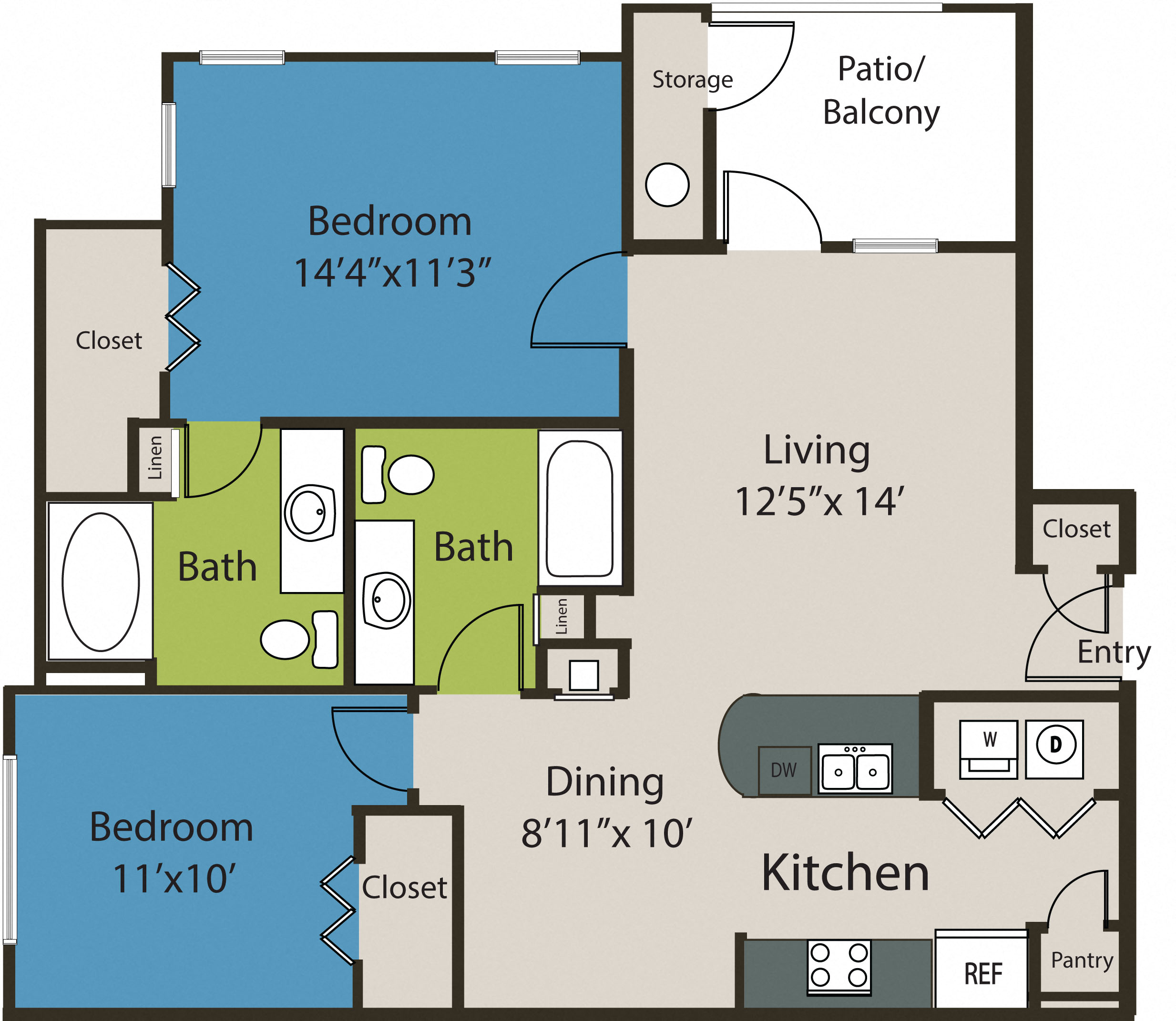 two bedroom apartments in san antonio tx