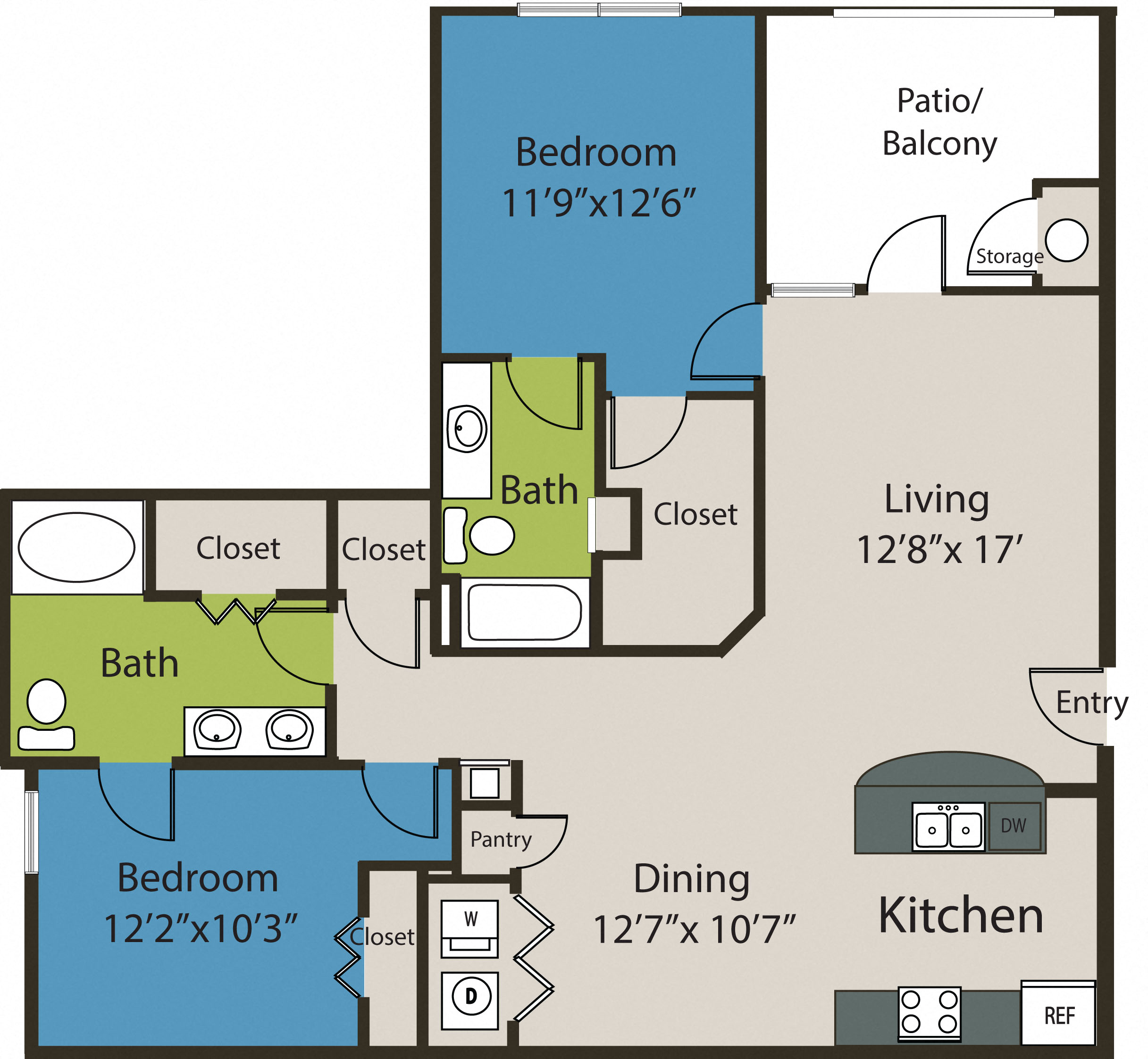 two bedroom apartments in san antonio