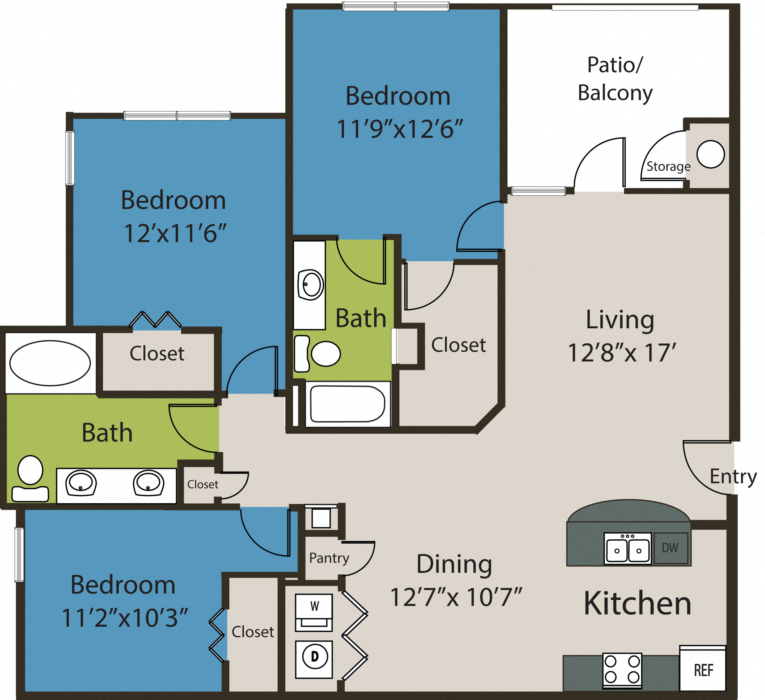 three bedroom apartments in san antonio tx