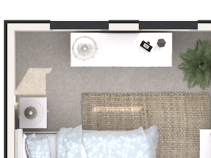 1 bedroom 1 bath architecture drawing of A1C floor plan
