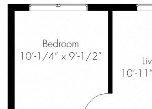 0 for the 2x1-x-small floor plan.