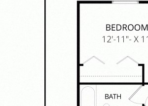 0 for the One Bedroom floor plan.