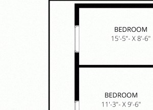0 for the Three Bedroom floor plan.