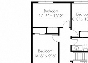 0 for the Three Bedroom floor plan.