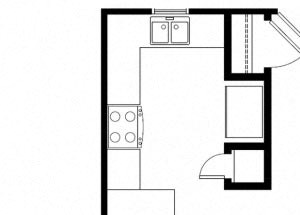 0 for the 1 Bedroom floor plan.