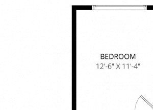 0 for the Large one bedroom floor plan.