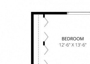 0 for the One Bedroom floor plan.