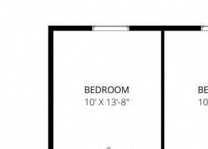 0 for the Two bedroom floor plan.