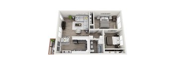 2 Beds 1 Bath (OCEAN FRONT)
