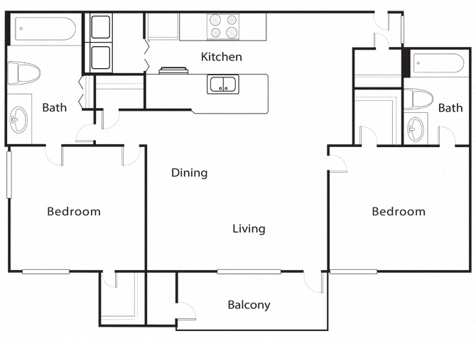 oak floor plan - landings at lake gray