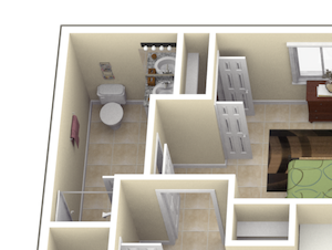 4x3 4 bedroom 3 bathroom hollywood, fl apartment