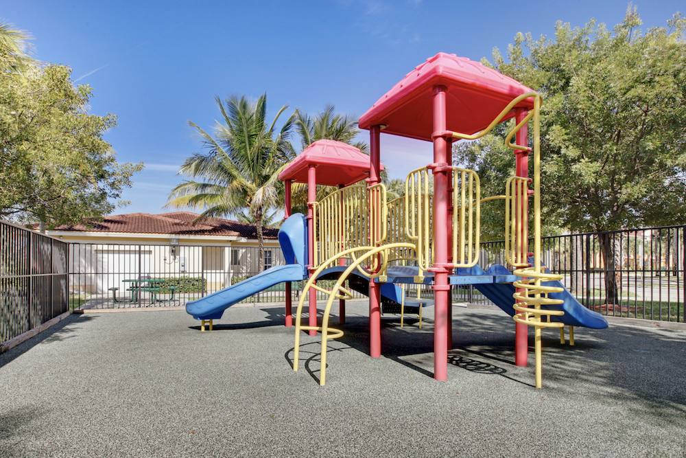 modern plastic playground at our hollywood apartments