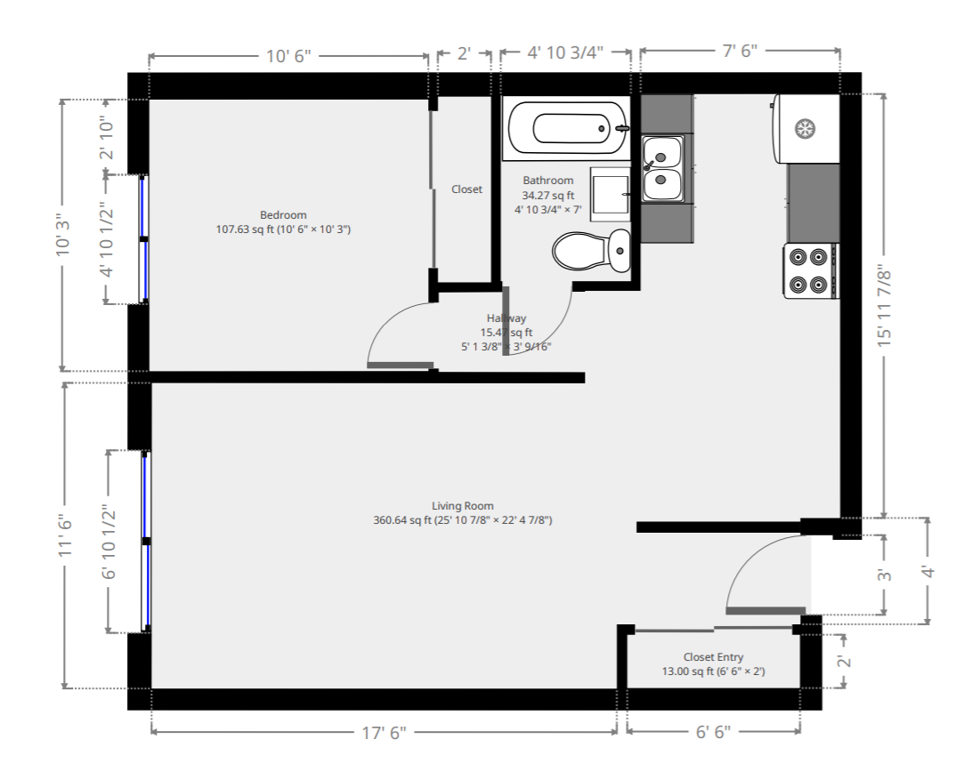 1 bedroom Remodel