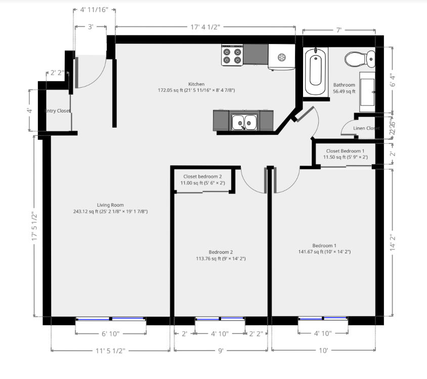 2 bedroom Remodel