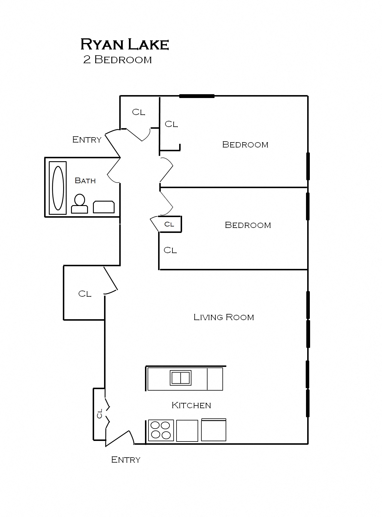 Ryan Lake Apartments floorplan