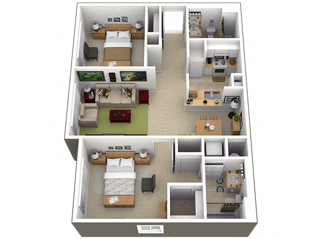 B1 Floorplan at Brenton at Abbey Park