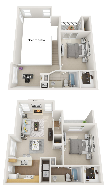 Deer Cross Apartments Lufkin TX Big Bend Floor Plan