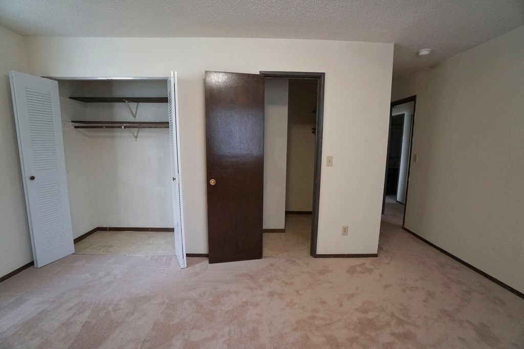 Arlington Place bedroom closet to the left