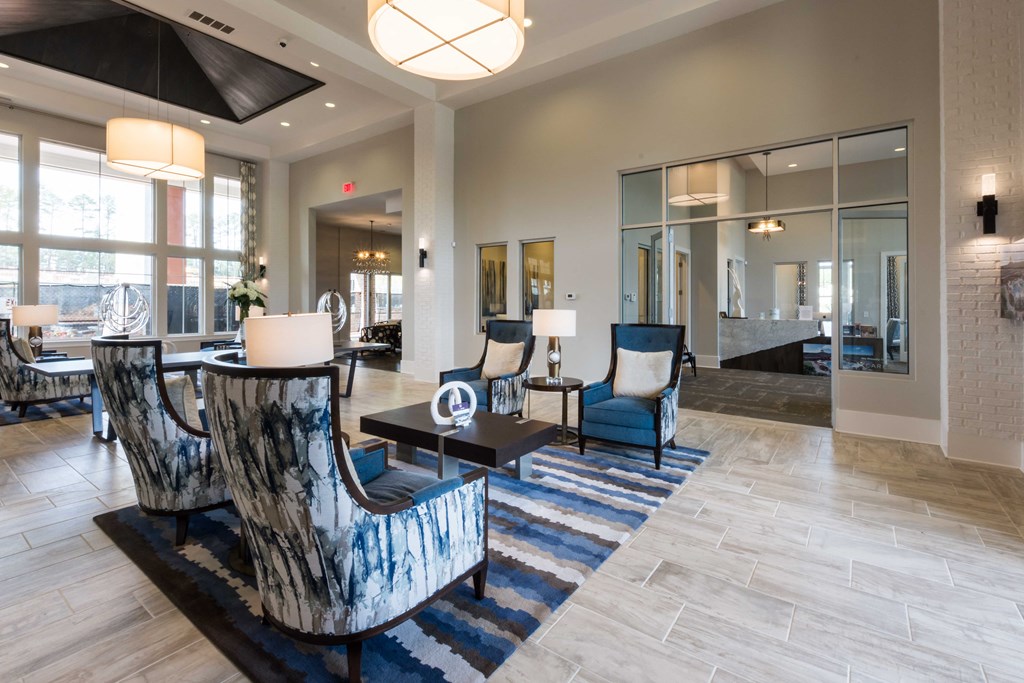 The Aster Clubhouse at The Aster Apartments, Cary, NC, 27519