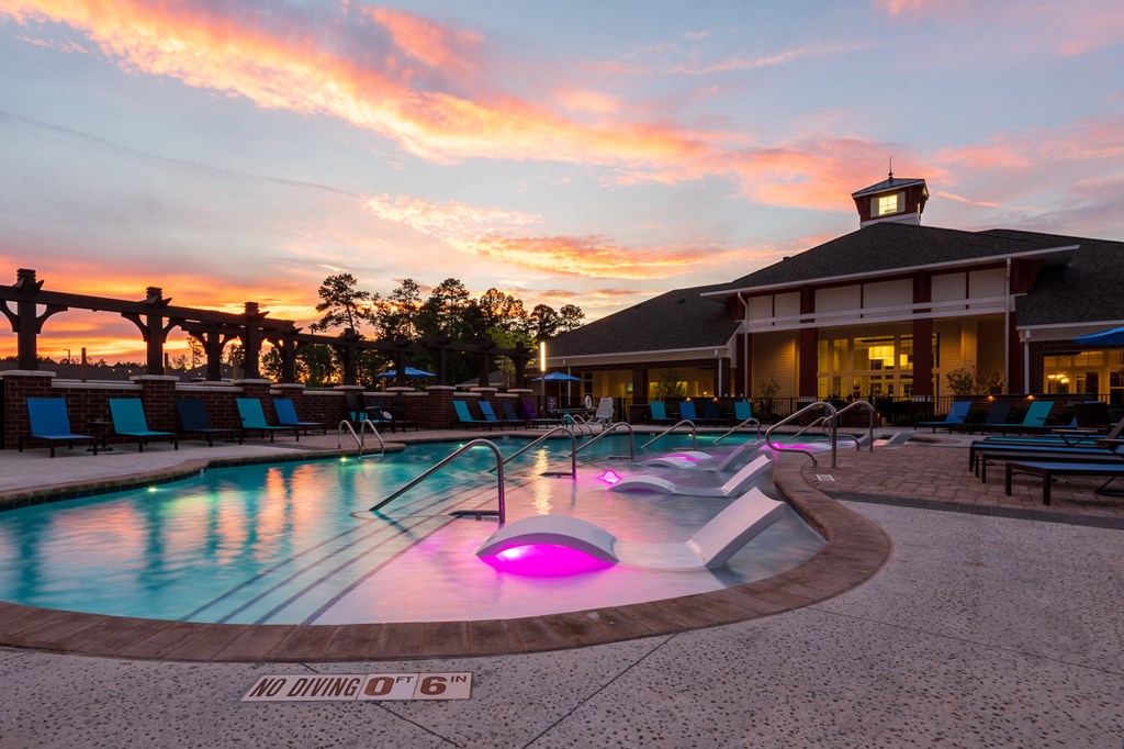 Swimming Pool at The Aster Apartments, Cary