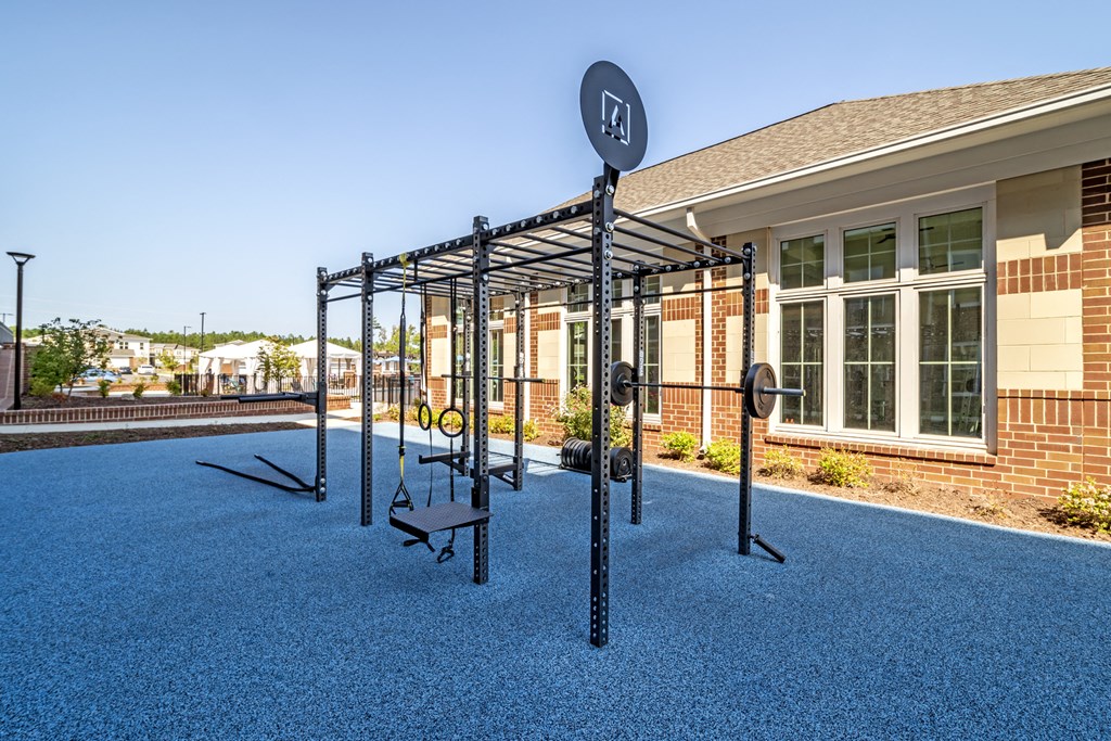 Open-air Gym at The Aster Apartments, North Carolina
