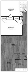 2 Bedroom, Renovated