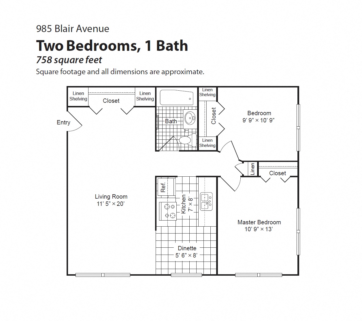 Blair Place floorplan